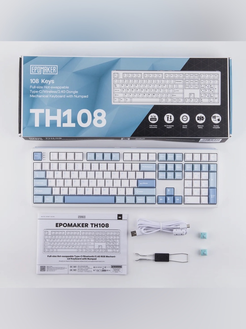 EPOMAKER TH180 100% KEYBOARD